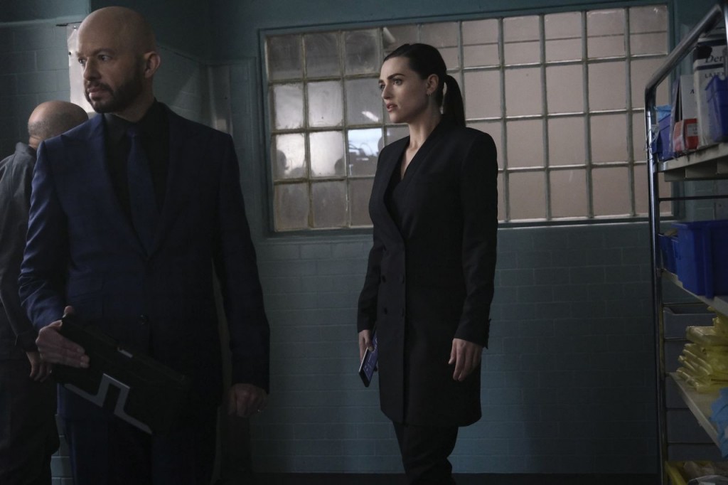 Lex Luthor (Jon Cryer) et Lena Luthor (Katie McGrath)