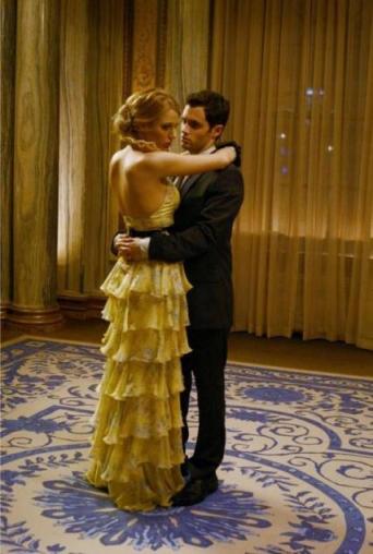 Serena et Dan au mariage de Lily et Bart